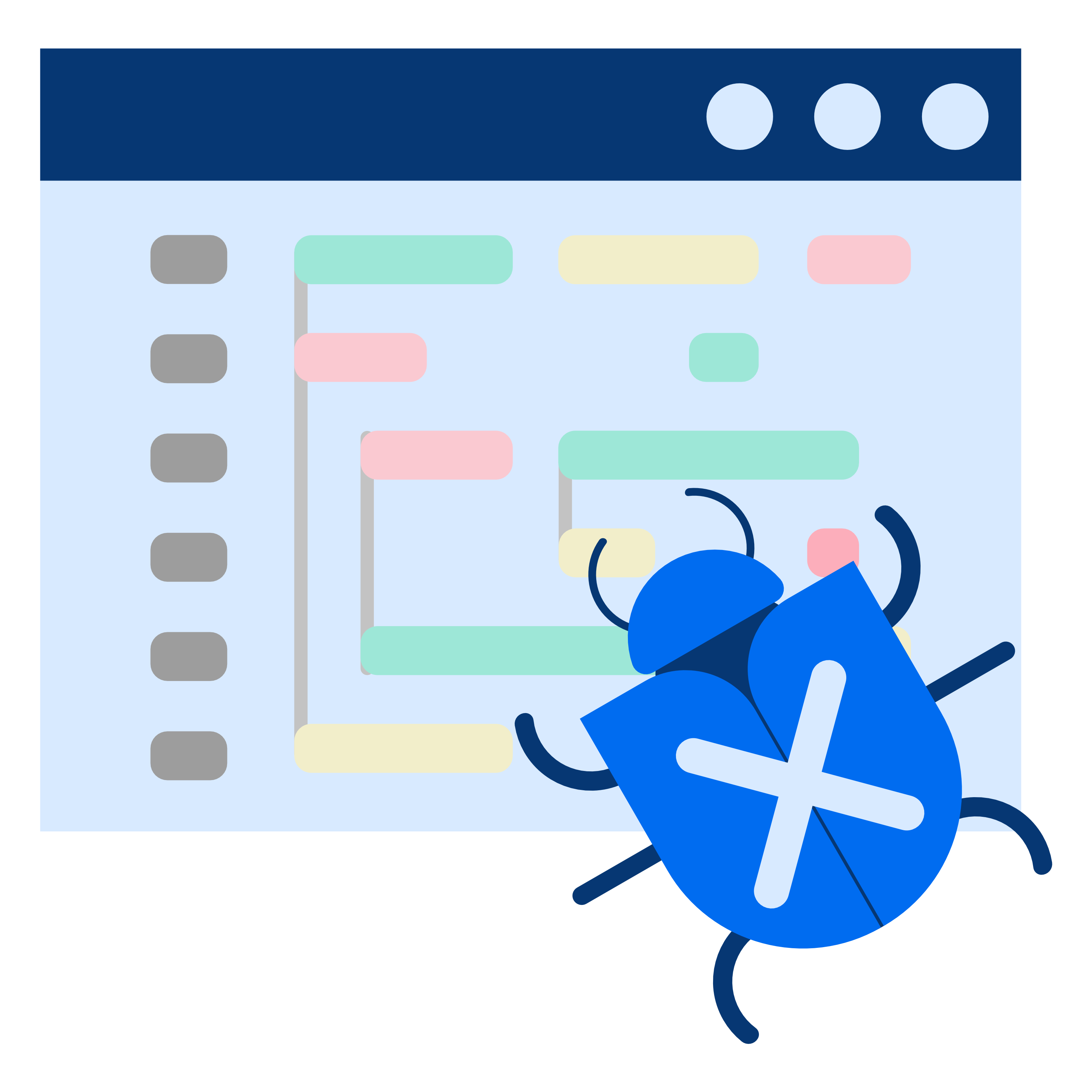 Icon for bug fixing and performance